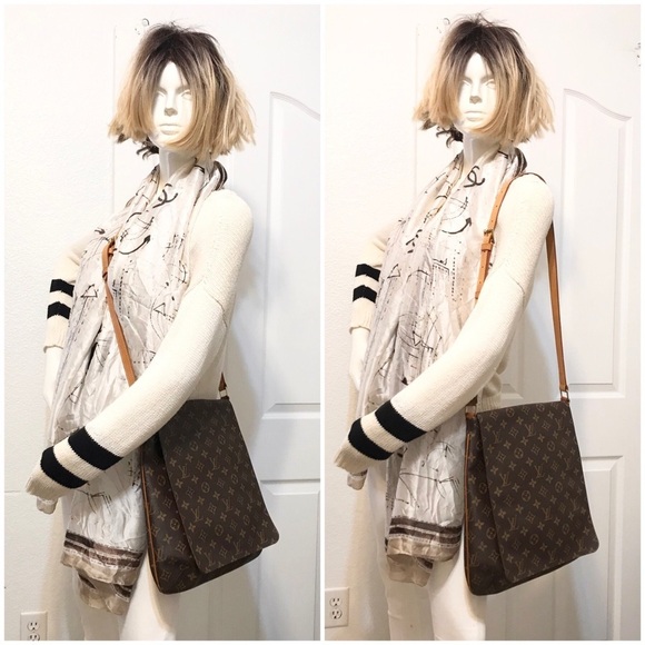 ๐บLouis Vuitton Monogram Musette Salsa GM Shoulder Bag ๐ผ AS0060 - Picture 3 of 16